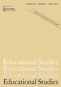 Cover image for Educational Studies, Volume 50, Issue 3, 2024
