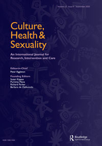 Cover image for Culture, Health & Sexuality, Volume 22, Issue 9, 2020