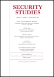 Cover image for Security Studies, Volume 24, Issue 1, 2015