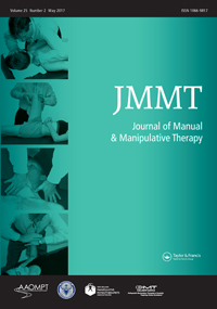 Cover image for Journal of Manual & Manipulative Therapy, Volume 25, Issue 2, 2017