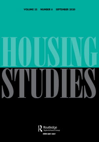 Cover image for Housing Studies, Volume 35, Issue 8, 2020