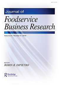 Cover image for Journal of Foodservice Business Research, Volume 21, Issue 5, 2018