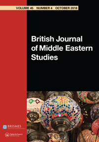 Cover image for British Journal of Middle Eastern Studies, Volume 45, Issue 4, 2018