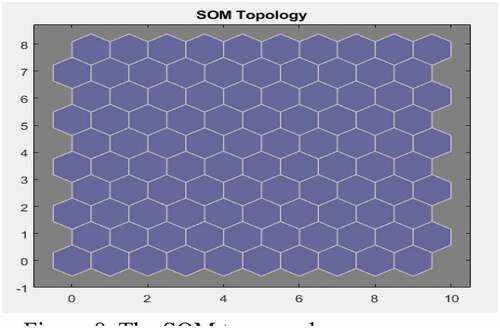 Figure 9. The SOM topography.