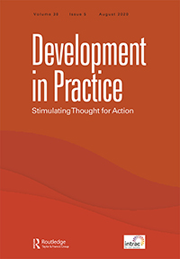 Cover image for Development in Practice, Volume 30, Issue 5, 2020