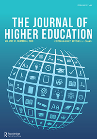 Cover image for The Journal of Higher Education, Volume 91, Issue 4, 2020