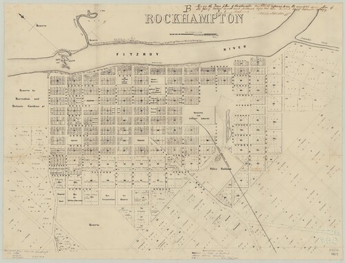 Figure 9. Surveyor General’s Office, Rockhampton, 1869, courtesy of Queensland State Archives, 624060