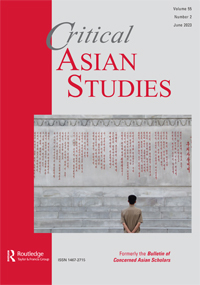 Cover image for Critical Asian Studies, Volume 55, Issue 2, 2023