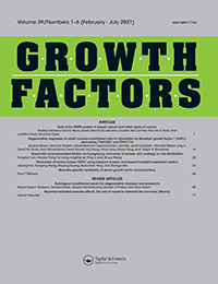 Cover image for Growth Factors, Volume 39, Issue 1-6, 2021