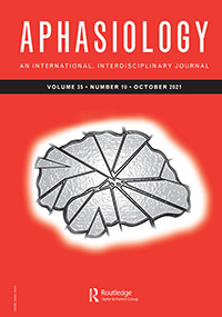 Cover image for Aphasiology, Volume 35, Issue 10, 2021