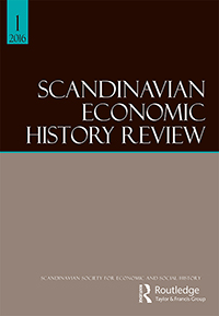 Cover image for Scandinavian Economic History Review, Volume 64, Issue 1, 2016