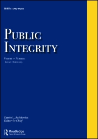 Cover image for Public Integrity, Volume 18, Issue 3, 2016