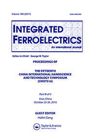 Cover image for Integrated Ferroelectrics, Volume 180, Issue 1, 2017