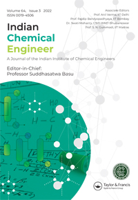 Cover image for Indian Chemical Engineer, Volume 64, Issue 3, 2022