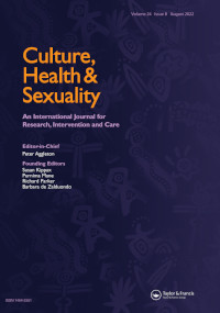 Cover image for Culture, Health & Sexuality, Volume 24, Issue 8, 2022