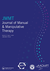 Cover image for Journal of Manual & Manipulative Therapy, Volume 31, Issue 1, 2023