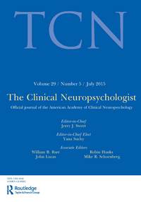 Cover image for The Clinical Neuropsychologist, Volume 29, Issue 5, 2015