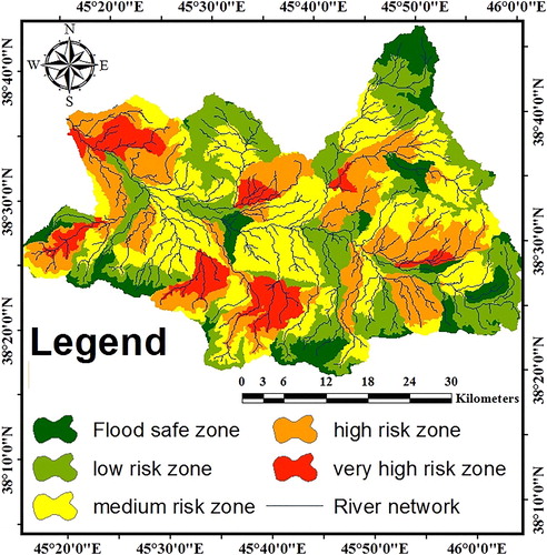 Figure 12 Flood hazard map. Source: Author