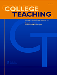 Cover image for College Teaching, Volume 65, Issue 3, 2017