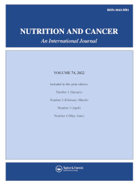 Cover image for Nutrition and Cancer, Volume 74, Issue 2, 2022