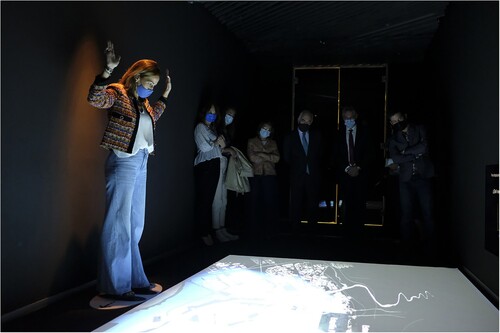 Figure 11: Immersive exhibition test Source: Authors