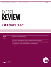 Cover image for Expert Review of Anti-infective Therapy, Volume 14, Issue 8, 2016