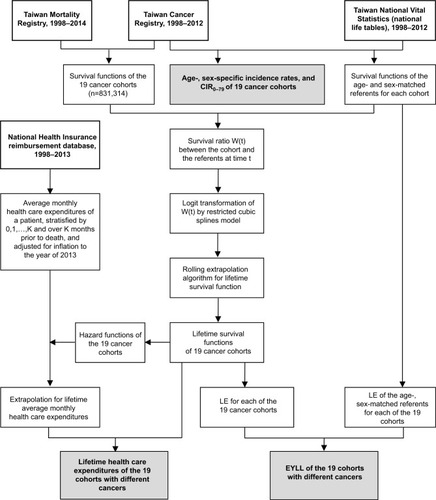 Figure 1 Flow diagram of the inclusion of subjects and their relevant information for estimations.