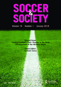 Cover image for Soccer & Society, Volume 19, Issue 1, 2018