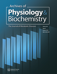 Cover image for Archives of Physiology and Biochemistry, Volume 124, Issue 4, 2018