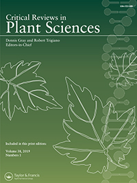 Cover image for Critical Reviews in Plant Sciences, Volume 38, Issue 1, 2019