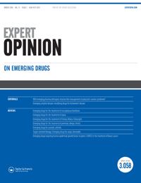 Cover image for Expert Opinion on Emerging Drugs, Volume 21, Issue 1, 2016