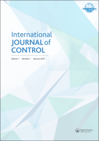 Cover image for International Journal of Control, Volume 55, Issue 4, 1992
