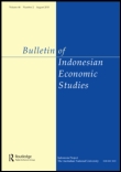 Cover image for Bulletin of Indonesian Economic Studies, Volume 49, Issue 3, 2013