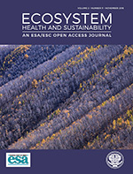 Cover image for Ecosystem Health and Sustainability, Volume 2, Issue 11, 2016