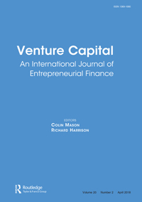 Cover image for Venture Capital, Volume 20, Issue 2, 2018