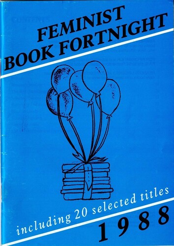 Figure 7. Feminist Book Week catalogue 1988. Reproduced by permission of Feminist Book Fortnight Group.