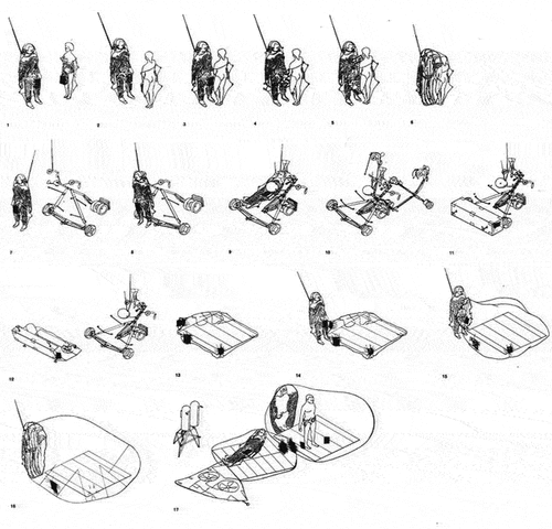 Figure 1. Dwelling capsule concept in “Cushicle and Suitaloon”, 1967.