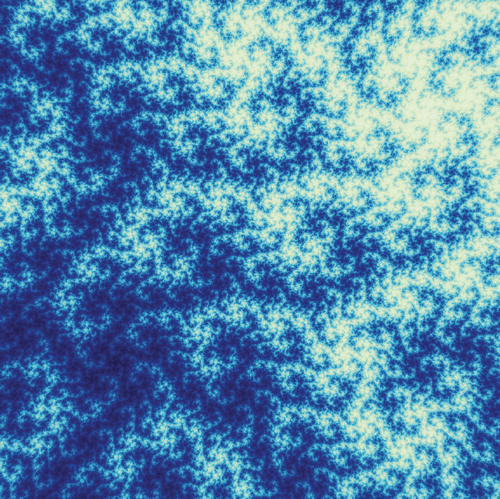 Fig. 11 Cohomology fractal for the Dehn filling m122(4,-1). This gives a final image for Figure 10, with s=1.