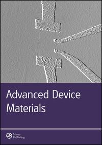 Cover image for Advanced Device Materials, Volume 1, Issue 2, 2015