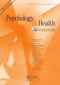 Cover image for Psychology & Health, Volume 38, Issue 12, 2023