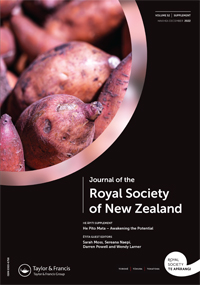 Cover image for Journal of the Royal Society of New Zealand, Volume 52, Issue sup1, 2022
