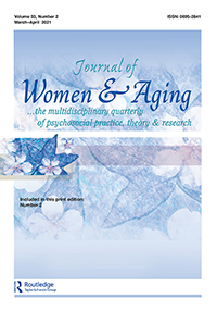 Cover image for Journal of Women & Aging, Volume 33, Issue 2, 2021