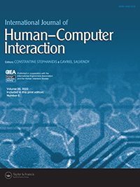Cover image for International Journal of Human–Computer Interaction, Volume 38, Issue 8, 2022