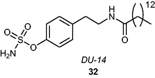 Figure 6. The chemical structure of DU-14 32.