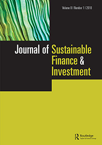 Cover image for Journal of Sustainable Finance & Investment, Volume 8, Issue 1, 2018