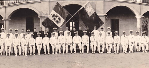 Figure 2. The Italian military training mission in Nanchang. General Lordi in the center.(Kindly provided for publication by General Lordi’s family)