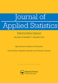 Cover image for Journal of Applied Statistics, Volume 43, Issue 1, 2016