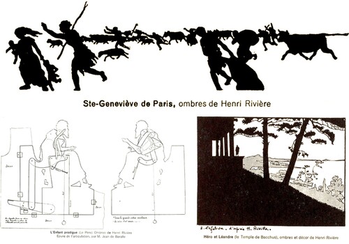 Figure 1. Henri Riviere, shadows and puppet mechanisms.Footnote8