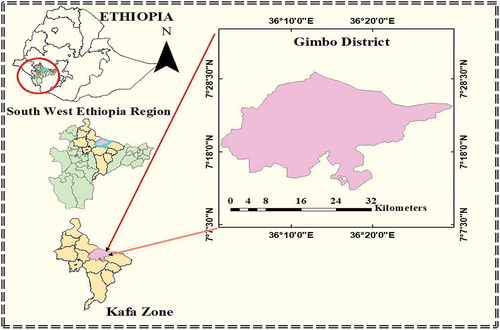 Figure 1. Map of the study area.