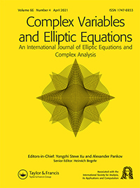 Cover image for Complex Variables and Elliptic Equations, Volume 66, Issue 4, 2021